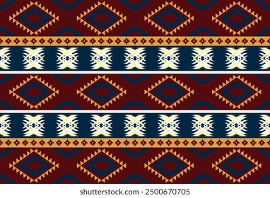 abstract Traditional geometric ethnic fabric pattern ornate elements with ethnic patterns design for textiles, rugs, clothing, sarong, scarf, batik, wrap, embroidery, print, curtain, carpe