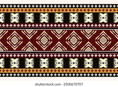 abstract Traditional geometric ethnic fabric pattern ornate elements with ethnic patterns design for textiles, rugs, clothing, sarong, scarf, batik, wrap, embroidery, print, curtain, carpe