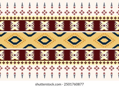 abstract Traditional geometric ethnic fabric pattern ornate elements with ethnic patterns design for textiles, rugs, clothing, sarong, scarf, batik, wrap, embroidery, print, curtain, carpe