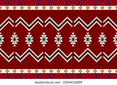 abstract Traditional geometric ethnic fabric pattern ornate elements with ethnic patterns design for textiles, rugs, clothing, sarong, scarf, batik, wrap, embroidery, print, curtain, carpe