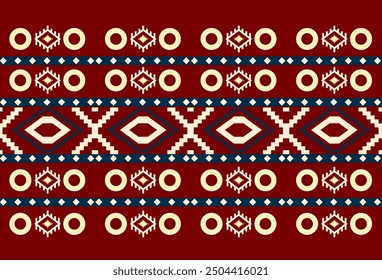 abstract Traditional geometric ethnic fabric pattern ornate elements with ethnic patterns design for textiles, rugs, clothing, sarong, scarf, batik, wrap, embroidery, print, curtain, carpe