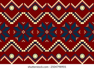 abstract Traditional geometric ethnic fabric pattern ornate elements with ethnic patterns design for textiles, rugs, clothing, sarong, scarf, batik, wrap, embroidery, print, curtain, carpe