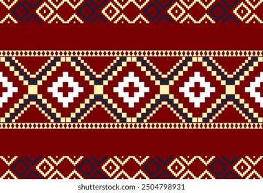 abstract Traditional geometric ethnic fabric pattern ornate elements with ethnic patterns design for textiles, rugs, clothing, sarong, scarf, batik, wrap, embroidery, print, curtain, carpe