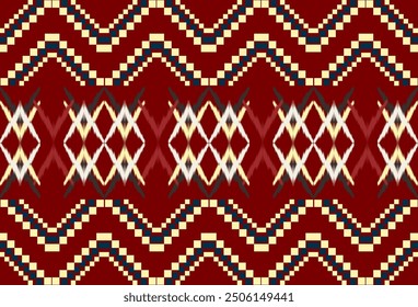 abstract Traditional geometric ethnic fabric pattern ornate elements with ethnic patterns design for textiles, rugs, clothing, sarong, scarf, batik, wrap, embroidery, print, curtain, carpe