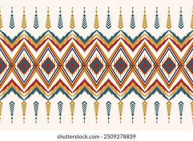 abstract Traditional geometric ethnic fabric pattern ornate elements with ethnic patterns design for textiles, rugs, clothing, sarong, scarf, batik, wrap, embroidery, print, curtain, carpe