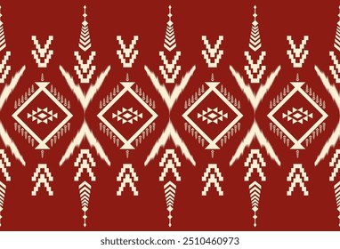 abstract Traditional geometric ethnic fabric pattern ornate elements with ethnic patterns design for textiles, rugs, clothing, sarong, scarf, batik, wrap, embroidery, print, curtain, carpe