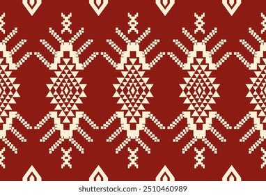 abstract Traditional geometric ethnic fabric pattern ornate elements with ethnic patterns design for textiles, rugs, clothing, sarong, scarf, batik, wrap, embroidery, print, curtain, carpe