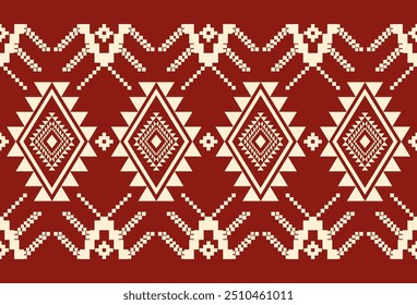 abstract Traditional geometric ethnic fabric pattern ornate elements with ethnic patterns design for textiles, rugs, clothing, sarong, scarf, batik, wrap, embroidery, print, curtain, carpe