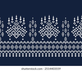 abstract Traditional geometric ethnic fabric pattern ornate elements with ethnic patterns design for textiles, rugs, clothing, sarong, scarf, batik, wrap, embroidery, print, curtain, carpe