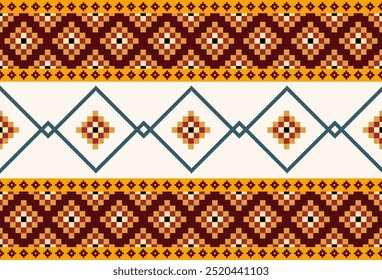 abstract Traditional geometric ethnic fabric pattern ornate elements with ethnic patterns design for textiles, rugs, clothing, sarong, scarf, batik, wrap, embroidery, print, curtain, carpe