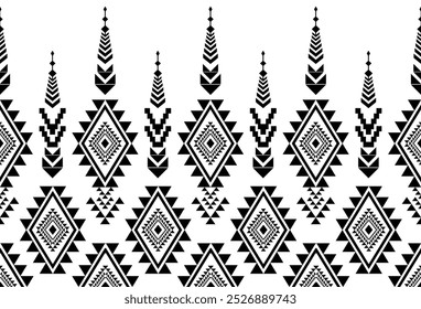 abstract Traditional geometric ethnic fabric pattern ornate elements with ethnic patterns design for textiles, rugs, clothing, sarong, scarf, batik, wrap, embroidery, print, curtain, carpe