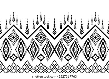 abstract Traditional geometric ethnic fabric pattern ornate elements with ethnic patterns design for textiles, rugs, clothing, sarong, scarf, batik, wrap, embroidery, print, curtain, carpe