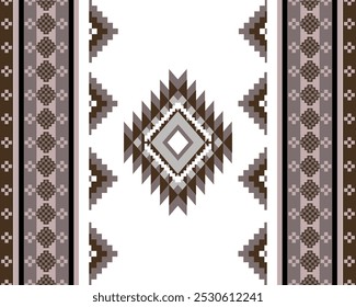 abstract Traditional geometric ethnic fabric pattern ornate elements with ethnic patterns design for textiles, rugs, clothing, sarong, scarf, batik, wrap, embroidery, print, curtain, carpe