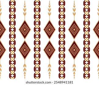 abstract Traditional geometric ethnic fabric pattern ornate elements with ethnic patterns design for textiles, rugs, clothing, sarong, scarf, batik, wrap, embroidery, print, curtain, carpe