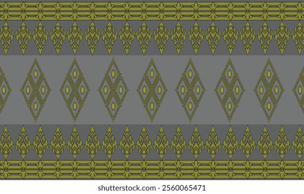 abstract Traditional geometric ethnic fabric pattern ornate elements with ethnic patterns design for textiles, rugs, clothing, sarong, scarf, batik, wrap, embroidery, print, curtain, carpet, wallpaper