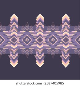 abstract Traditional geometric ethnic fabric pattern ornate elements with ethnic patterns Navajo Native American , rugs, clothing, sarong, scarf, batik, wrap, embroidery, print, curtain, carpe