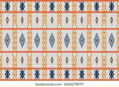 abstract Traditional geometric ethnic fabric pattern ornate elements with ethnic patterns design for textiles, rugs, clothing, sarong, scarf, batik, wrap, embroidery, print, curtain, carpet