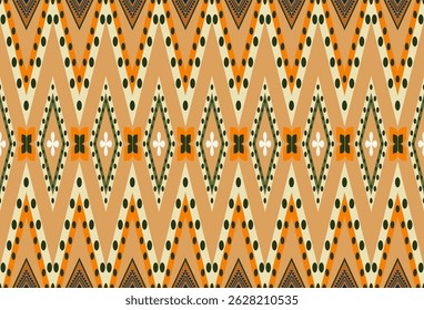 abstract Traditional geometric ethnic fabric pattern ornate elements with ethnic patterns design for textiles, rugs, clothing, sarong, scarf, batik, wrap, embroidery, print, curtain, carpet, wallpaper