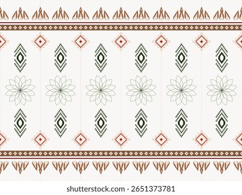 abstract Traditional geometric ethnic fabric pattern ornate elements with ethnic patterns design for textiles, rugs, clothing, sarong, scarf, batik, wrap, embroidery, print, curtain, carpe