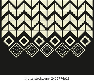 Diseño tradicional del bordado del patrón étnico geométrico para los textiles, las alfombras, la ropa, el sarong, la bufanda, el batik, el abrigo, el bordado, la impresión, la cortina, la alfombra y el papel pintado.
