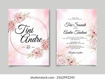 Abstract and Traditional Invitation Card. Illustrator and designer. Wedding Invites, save the date, Birthday Invites, Video Invites, E-Cards.