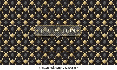 Abstract traditional Thai pattern background