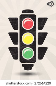 Abstract traffic lights