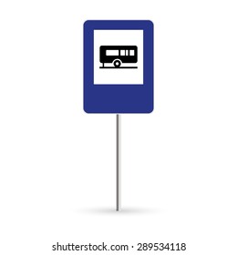 abstract traffic signal on a white background