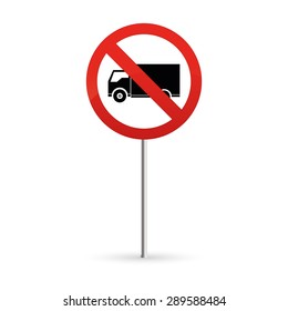 abstract traffic signal on a white background