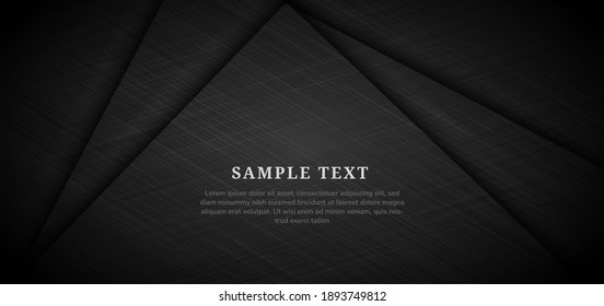 Abstract traingles layer grey background with white grid lines texture. You can use for ad, poster, template, business presentation. Vector illustration