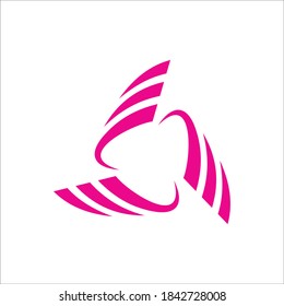 Abstract trandy curve of in swoosh stylise