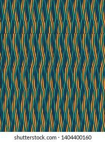 Abstract trangle  geometric and wavy shape pattern vector backround with Persian Green  and Neon Carrot colour 