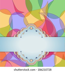 Abstract transparent background.