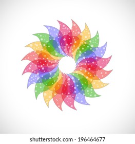 Abstract transparent background.
