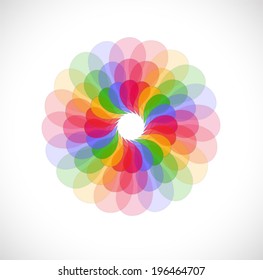Abstract transparent background.