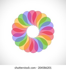 Abstract transparent background