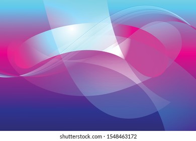 Abstract transparent background with different elements