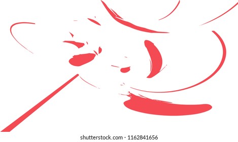 abstract transparent background with a pattern of brush strokes for design of wallpaper, posters, illustrations