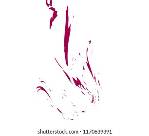 abstract transparent background with a pattern of brush strokes for design of wallpaper, posters, illustrations