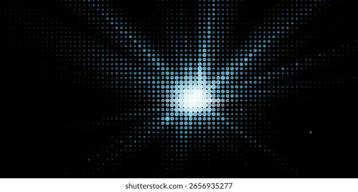 Abstract Transparent Circles and lights on Blue background. Vector Design Template with Soft Gradient, for Posters, Slides, start pages.
