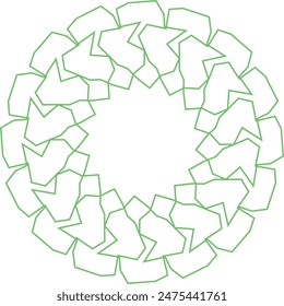 An abstract transparent circular spiral line art pattern design element.