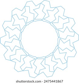 An abstract transparent circular spiral line art pattern design element.