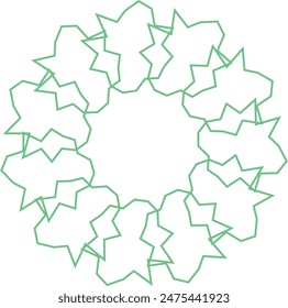 An abstract transparent circular spiral line art pattern design element.