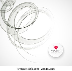 Abstract transparent fractal wave template  background brochure design