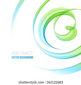 Abstract transparent fractal wave template  background 
