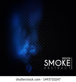 Abstract transparent light wave and smoke effect. Magic mist.