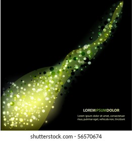 Abstract Transparent Lights | Eps10 vector background