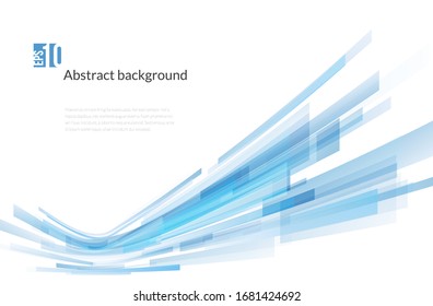 Abstract transparent overlapping background. Gradient vector image. Technology background with overlapped geometric squares.