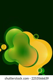 Abstract transparent overlay shapes. Wavy shapes, smooth fluid gradient elements, flow lines. Trendy futuristic design for banner, flyer, poster, logo. Vector illustration.