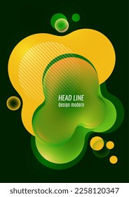 Abstract transparent overlay shapes. Wavy shapes, smooth fluid gradient elements, flow lines. Trendy futuristic design for banner, flyer, poster, logo. Vector illustration.